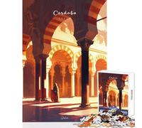 Jigsaw Puzzles 1000 Pieces for Teenagers Great Mosque of Cordoba Joyful Shared Home Pastime Fun Thoughtful Selection (38x26cm)