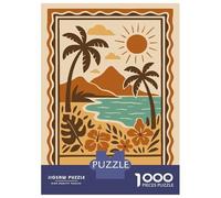 Jigsaw Puzzles 1000 Pieces for Teenagers Hawaii Molokai Tropical Beach Scene Jigsaws for Adults Relax Games Staycation Kill Time Help The Brain Exercise 70x50cm/1000pcs