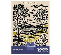 Jigsaw Puzzles 1000 Pieces for Teenagers Home Sweet Home Landscape Jigsaws for Adults Relax Games Staycation Kill Time Help The Brain Exercise 38x26cm/1000pcs