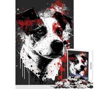 Jigsaw Puzzles 1000 Pieces for Teenagers Jack Russell Terrier Jigsaw Puzzles 1000 Educational Game Birthday Gifts Suitable for Couples (38x26cm)