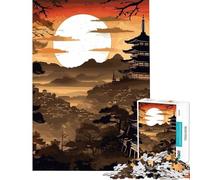 Jigsaw Puzzles 1000 Pieces for Teenagers Japanese Landscapes Learning Educational Toys Hands-on Game For Family Fun Gifts Ideas (Size 38x52cm)