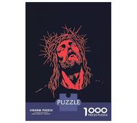 Jigsaw Puzzles 1000 Pieces for Teenagers Jesus Christ Crown of Thorns Adult Jigsaw Hands-on Game Presents for Women for Birthday, Chrismas 38x26cm/1000pcs