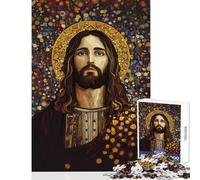 Jigsaw Puzzles 1000 Pieces for Teenagers Jesus Christ Portrait Gustav Style Fun Games for The Whole Family Educational Toy Artists Collection, Fine Art (38X26cm)