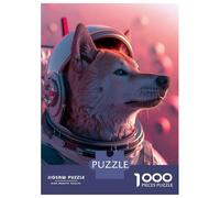 Jigsaw Puzzles 1000 Pieces for Teenagers Kishu Ken Astronaut Puzzles for Adults DIY Toys Precision Cutting Help The Brain Exercise 52x38cm/1000pcs