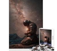 Jigsaw Puzzles 1000 Pieces for Teenagers Knight's Prayers Educational Toy Birthday Gifts Educational Games Help The Brain Exercise size 38x26cm