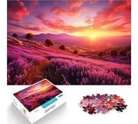Jigsaw Puzzles 1000 Pieces for teenagers lavender fields Handgeschwindigkeitswettbewerb Geburtstagsgeschenke52x38cm
