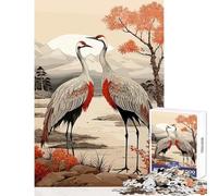 Jigsaw Puzzles 1000 Pieces for Teenagers Life Philosophy Crane Joyful Shared Home Pastime Fun Thoughtful Selection (38x26cm)