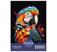 Jigsaw Puzzles 1000 Pieces for Teenagers Macaw Hyacinth Animals Puzzle for Adults Brain Teaser Game Stress Reliever for Birthday, Chrismas 52x38cm/1000pcs