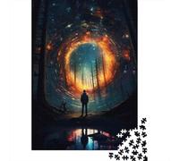 Jigsaw Puzzles 1000 Pieces for Teenagers Magical Forest Portal Puzzle for Adults Fun Games Enhance Memory Unique Birthday And Gifts 70x50cm/1000pcs