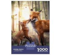 Jigsaw Puzzles 1000 Pieces for Teenagers Magical Foxes Adult Jigsaw Puzzle Fun Games Improve Memory Help The Brain Exercise 52x38cm/1000pcs