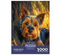 Jigsaw Puzzles 1000 Pieces for Teenagers Majestic Yorkshier Terrier Jigsaws for Adults Relaxing Games Analysis And Logic for Birthday, Chrismas 52x38cm/1000pcs