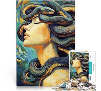 Jigsaw Puzzles 1000 Pieces for teenagers Medusa with Snakes Hands-on Game 38x52cm deal as gifts for the whole family for and Age 14