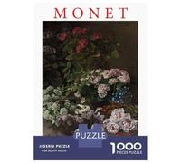 Jigsaw Puzzles 1000 Pieces for Teenagers Monet Spring Flowers Jigsaws for Adults Fun Games Perfect Decoration Unique Birthday And Gifts 70x50cm/1000pcs