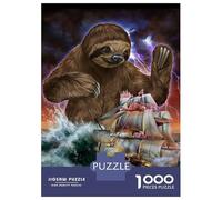Jigsaw Puzzles 1000 Pieces for Teenagers Monster Titan Sloth Kraken Jigsaw for Adults Toy Wall Decor Precision Cutting Stress Reduction Gifts 52x38cm/1000pcs