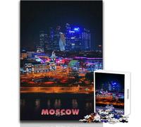 Jigsaw Puzzles 1000 Pieces for Teenagers Moscow Russia Beautiful Design Game Difficult Challenge Anti-Stress Toys Size 50x75cm
