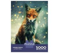 Jigsaw Puzzles 1000 Pieces for Teenagers Mr Fox Puzzles for Adults Brain Teaser Game Analysis And Logic Unique Birthday And Gifts 52x38cm/1000pcs
