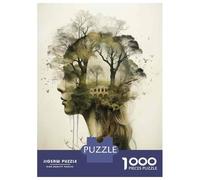 Jigsaw Puzzles 1000 Pieces for Teenagers Nature's Harmony Artwork Puzzle for Adults Fun Games Enhance Memory Unique Birthday And Gifts 38x26cm/1000pcs