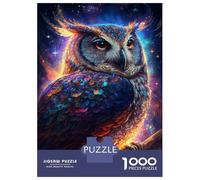 Jigsaw Puzzles 1000 Pieces for Teenagers Nebula Owl V3 Adult Jigsaw Puzzle Fun Games Improve Memory Help The Brain Exercise 52x38cm/1000pcs