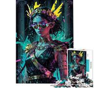 Jigsaw Puzzles 1000 Pieces for Teenagers Nemesis︰ Luminous Justice Puzzle for Adults Hands-on Game Difficult Hard Stress Reduction Gifts (Size 50x75cm)