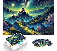 Jigsaw Puzzles 1000 Pieces for teenagers Nighttime Fantasy Landscape Präzisionsschnitt Geburtstagsgeschenke38x26cm