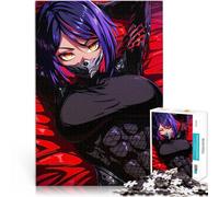 Jigsaw Puzzles 1000 Pieces for teenagers Ninja girl on velvet bed Lernspielzeug Einzigartige Wohndekoration und Geschenke50x70cm