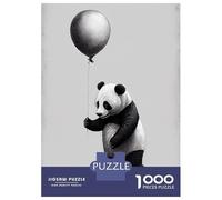 Jigsaw Puzzles 1000 Pieces for Teenagers Panda Balloon Puzzles for Adults DIY Toys Precision Cutting Help The Brain Exercise 70x50cm/1000pcs