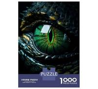 Jigsaw Puzzles 1000 Pieces for Teenagers Poison Dragons Green Eye Jigsaws for Adults Toy Wall Decor Analysis And Logic Help The Brain Exercise 70x50cm/1000pcs