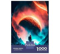 Jigsaw Puzzles 1000 Pieces for Teenagers Red World Puzzle for Adults Brain Teaser Game Stress Reliever for Birthday, Chrismas 52x38cm/1000pcs
