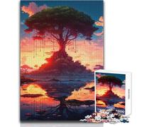 Jigsaw Puzzles 1000 Pieces for Teenagers Reflections at Dawn Perfect for Relaxing Evenings Tight Fit Precision Cut Play Toy Size 38x26cm
