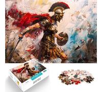 Jigsaw Puzzles 1000 Pieces for teenagers Roman Warrior Painting Difficult Hard with Fully Interlocking Randomly Shaped Pieces 50x70cm