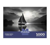 Jigsaw Puzzles 1000 Pieces for Teenagers Sailboat on Calm Water Jigsaw for Adults DIY Toys But Fun And Humorous Help The Brain Exercise 70x50cm/1000pcs