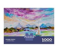Jigsaw Puzzles 1000 Pieces for Teenagers Sailing in Colorful Lands Puzzle for Adults Family Game Staycation Kill Time Stress Reduction Gifts 52x38cm/1000pcs