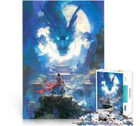 Jigsaw Puzzles 1000 Pieces for teenagers Samurai Magical Battle Entspannungsspiele Geburtstagsgeschenk, Geschenke, Wandkunst38x26cm