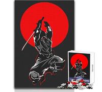 Jigsaw Puzzles 1000 Pieces for Teenagers Samurai Ninja Japanese Toy Intellectual Game Enhance Memory Gift Birthday Size 38x52cm