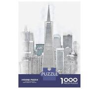 Jigsaw Puzzles 1000 Pieces for Teenagers San Francisco Financial District Adult Jigsaw Toy Wall Decor Staycation Kill Time Help The Brain Exercise 70x50cm/1000pcs
