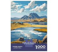 Jigsaw Puzzles 1000 Pieces for Teenagers Saryarka National Park, Kazakhstan Jigsaw Puzzle Fun Games For Family Fun Deal As Gifts for The Whole Family 38x26cm/1000pcs