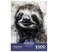 Jigsaw Puzzles 1000 Pieces for Teenagers Sloth Slow And Steady Puzzles for Adults DIY Toys Precision Cutting Help The Brain Exercise 70x50cm/1000pcs