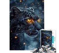 Jigsaw Puzzles 1000 Pieces for Teenagers Snow Leopard's Gaze Jigsaw for Adults Toy Wall Decor Improve Memory Unique Birthday And Gifts (Size 38x52cm)