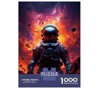 Jigsaw Puzzles 1000 Pieces for Teenagers Space Astronaut Poster Jigsaw Puzzle Relaxing Games Analysis And Logic Stress Reduction Gifts 70x50cm/1000pcs