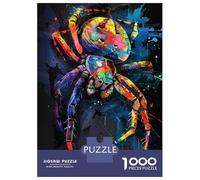 Jigsaw Puzzles 1000 Pieces for Teenagers Spider Popart Painting Jigsaw Puzzle Fun Games Hand Speed Race Unique Birthday And Gifts 70x50cm/1000pcs