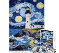 Jigsaw Puzzles 1000 Pieces for Teenagers Starry Sky Landscape Fun Games for The Whole Family Educational Toy Artists Collection, Fine Art (38X26cm)