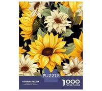 Jigsaw Puzzles 1000 Pieces for Teenagers Sunflowers And Daisies Jigsaws for Adults Toy Wall Decor Analysis And Logic Help The Brain Exercise 70x50cm/1000pcs