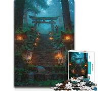 Jigsaw Puzzles 1000 Pieces for Teenagers The Forgotten Shrine Learning Educational Birthday Gifts for And 14 Years And over (size 38x52cm)