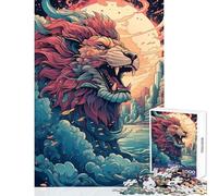 Jigsaw Puzzles 1000 Pieces for Teenagers The Merlion Singapore Family Game Learning Educational Educational Toy Artists Collection, Fine Art (50X75CM)