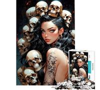 Jigsaw Puzzles 1000 Pieces for Teenagers The Necromancer Jigsaw Puzzle Brain Teaser Game Precision Cutting for Birthday, Chrismas (Size 38x52cm)