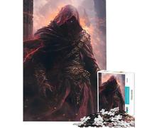 Jigsaw Puzzles 1000 Pieces for Teenagers The Necromancer of The Black Gate Learning Educational Toys Educational Games Wall Decoration Birthday Gifts (Size 50x75cm)