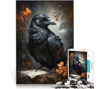 Jigsaw Puzzles 1000 Pieces for teenagers The Raven Scholar Herausforderndes Spiel Einzigartige Wohndekoration und Geschenke75x50cm