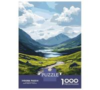 Jigsaw Puzzles 1000 Pieces for Teenagers The West Highland Way, Scotland Jigsaw Puzzle Fun Games For Family Fun Deal As Gifts for The Whole Family 38x26cm/1000pcs