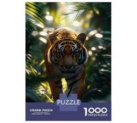 Jigsaw Puzzles 1000 Pieces for Teenagers Tiger in Jungle Jigsaws for Adults Toy Wall Decor Analysis And Logic Help The Brain Exercise 38x26cm/1000pcs