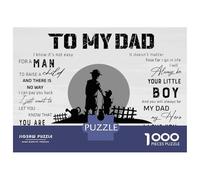 Jigsaw Puzzles 1000 Pieces for Teenagers To My Dad Farmer Jigsaw for Adults Relaxing Games Improve Memory Stress Reduction Gifts 70x50cm/1000pcs